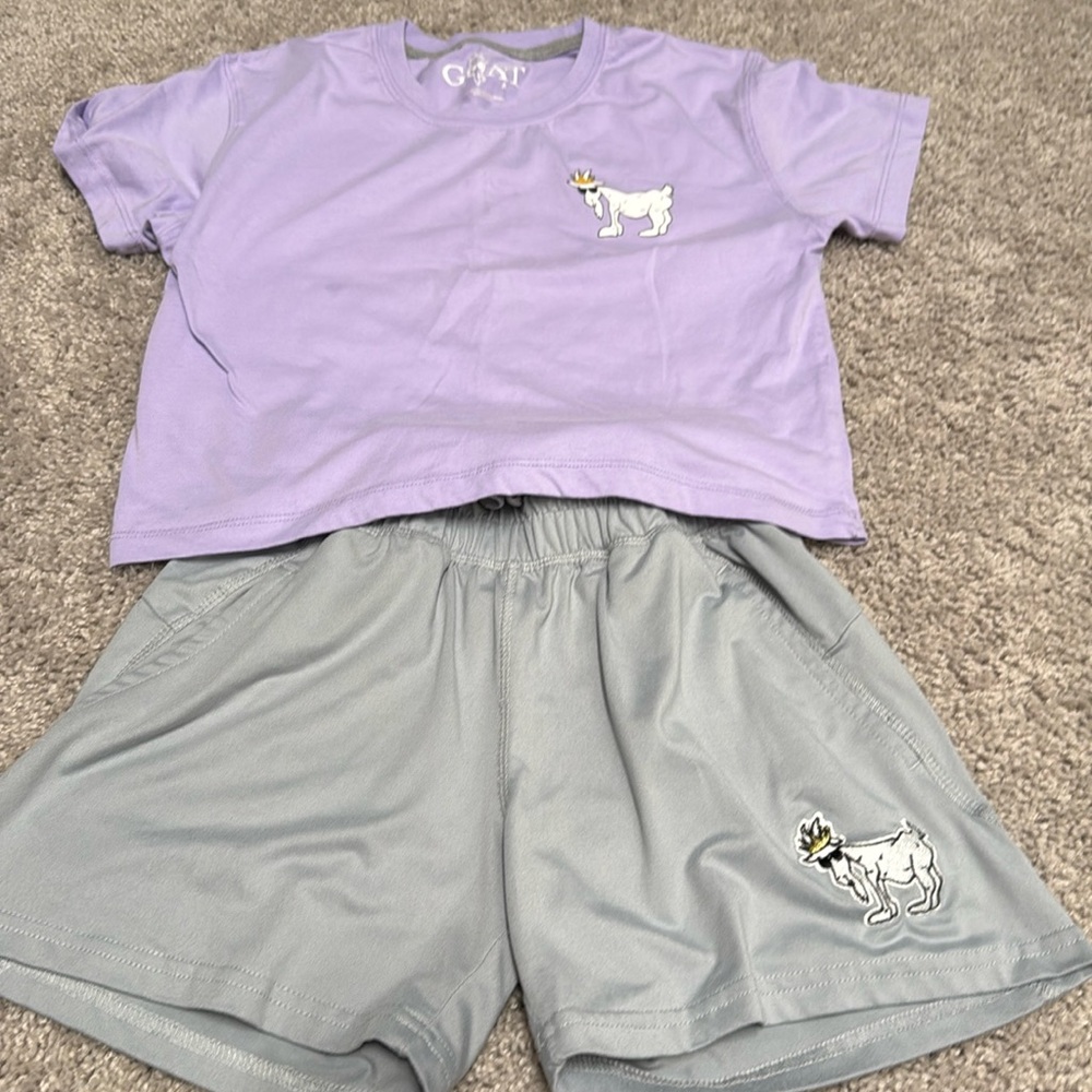 Goat USA shorts and tee